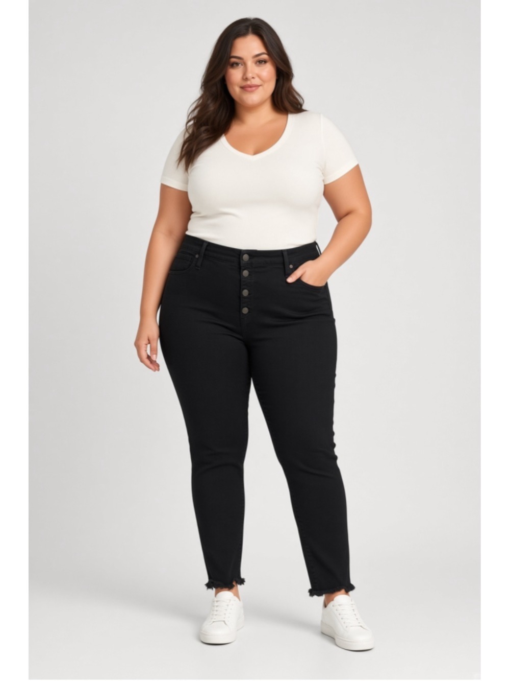 Women's Madewell High-Rise Skinny Jeans Black Size 32 - Picture 11 of 11